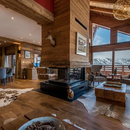 De Luxe Avec Cheminee, Jacuzzi Et Hammam, Skis Aux Pieds - Meribel - Fr-1-613-84 * Les Allues